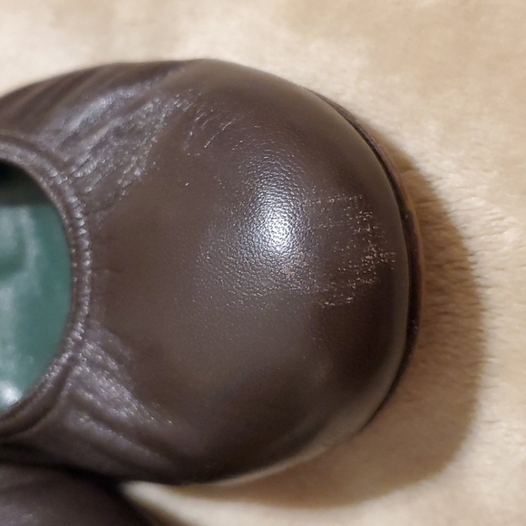 Ramirez Brown Italian Leather Ballet Flats size 38 1/2 - Picture 7 of 12